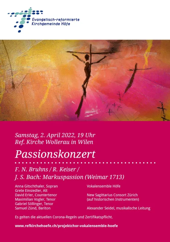 Flyer Passionskonzert 2022 (Foto: Alexander Seidel) Flyer Passionskonzert 2022 (Foto: Alexander Seidel)