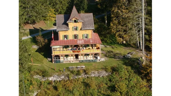 Ferienheim Gufelstock (Foto: Karin Wälli) Ferienheim Gufelstock : Luftaufnahme (Foto: Karin Wälli)